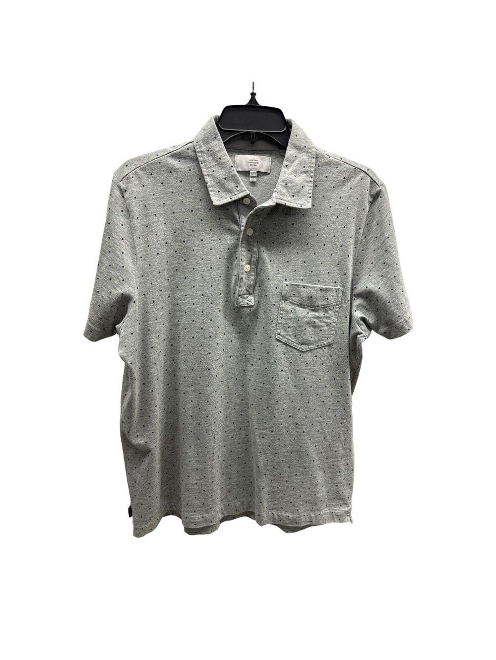Jack Spade Heather Gray Polka Dot Polo Shirt XL